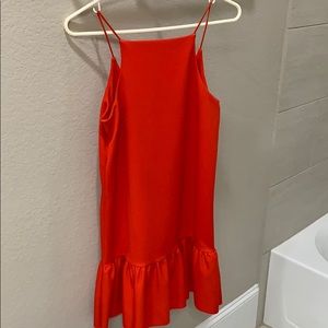 Zara red dress